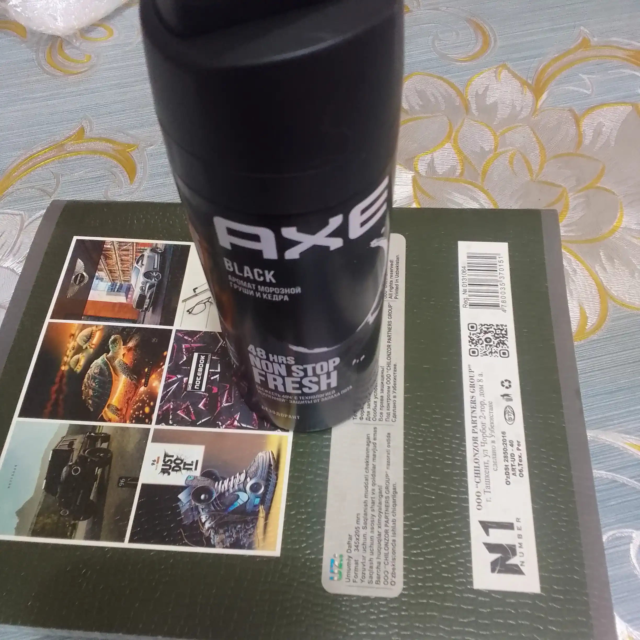 Дезодорант спрей Axe Black для мужчин, 150 мл