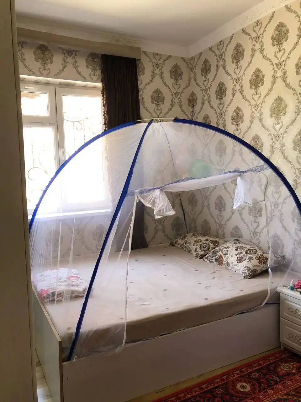 Накомарник, москитная сетка, антимоскитный тент, защита от насекомых, 240*240+ПОДАРКИ
