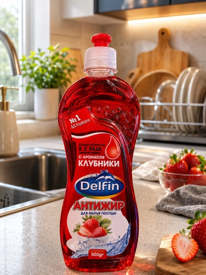 Средство для мытья посуды Fairy, обезжиривающий гель, кухонное моющее средство, 500 мл
