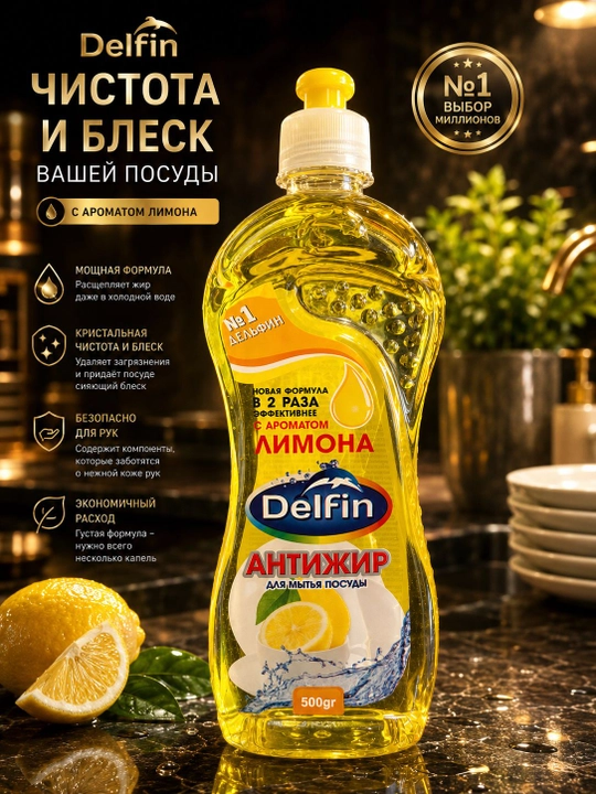 Средство для мытья посуды Fairy, обезжиривающий гель, кухонное моющее средство, 500 мл