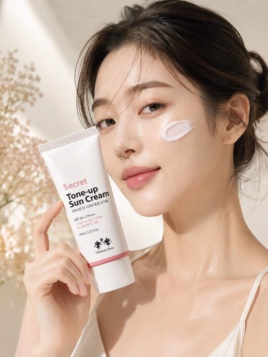 Тональный солнцезащитный крем, крем для лица, SPF50 - 