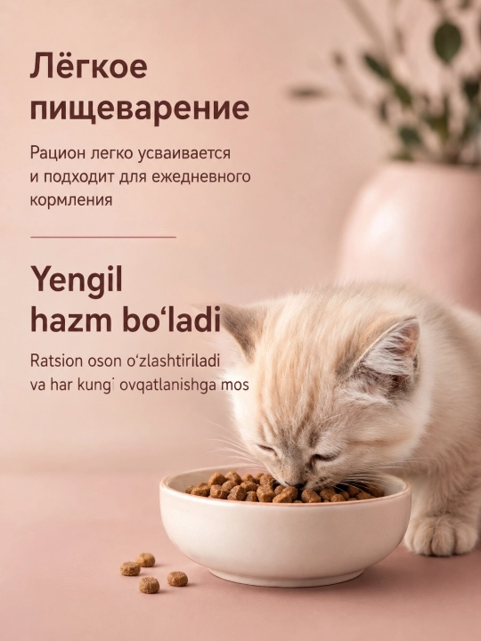 Miratorg Extra Meat mushukchalar uchun quruq yem, buzoq go‘shti, 10 kg