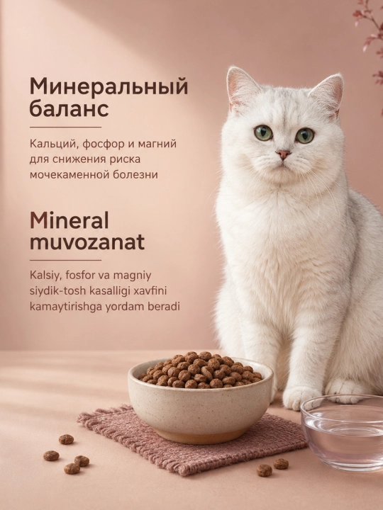 Мираторг Extra Meat сухой корм для стерилизованных кошек, с нежной телятиной, 1,2 кг