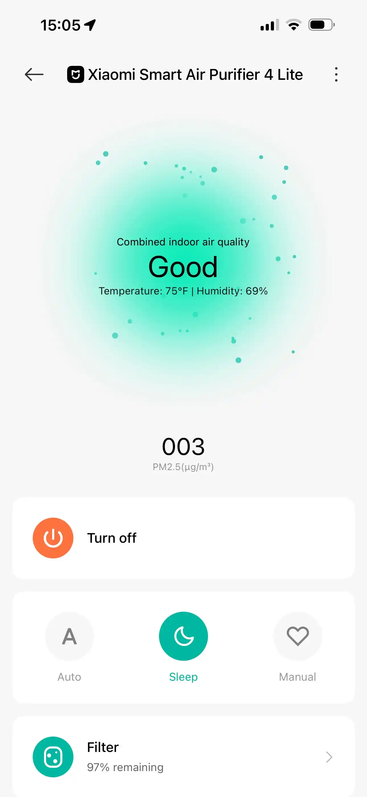 Очиститель воздуха от аллергенов Xiaomi Smart Air Purifier 4 Lite