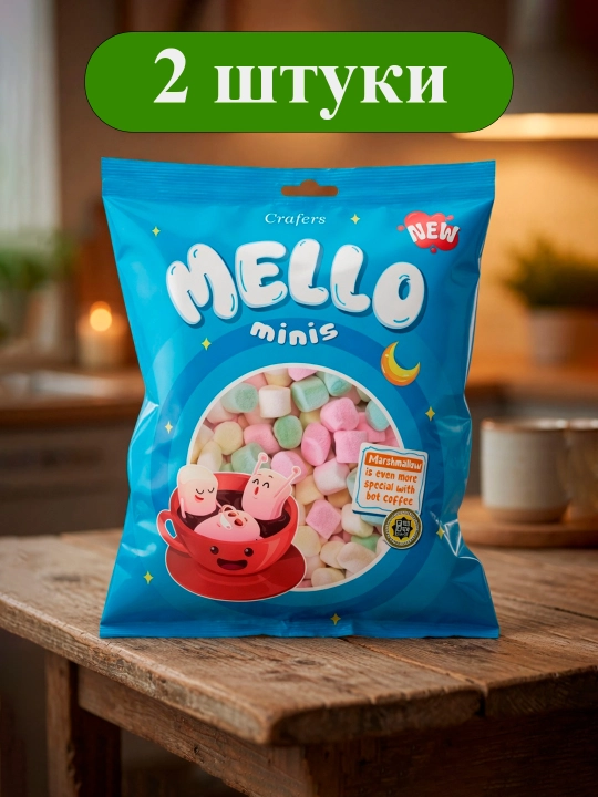 Crafers Mello Minis marshmellou (100 g) 2 dona - 