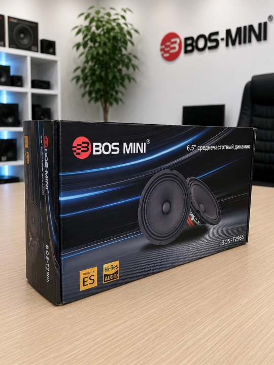 BOS-MINI BOS-T2965 эстрадная авто колонка Mid Range 16 см, 120w max