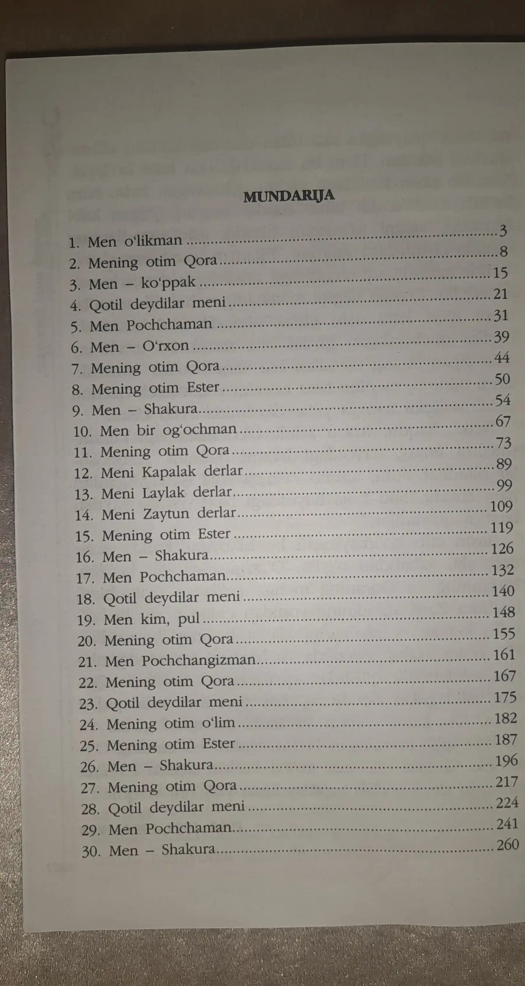 Mening otim Qirmizi — O‘rxon Pamuq