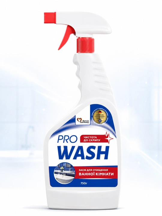 Средство чистящее для ванной комнаты и сантехники Pro Wash, 750 мл - 