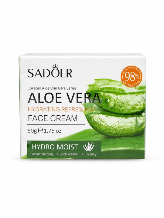 Крем для лица Sadoer Aloe Vera Hydrating Refresh, увлажняющий