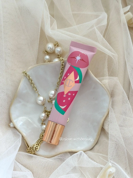 Blesk lab uchun Charlotte Tilbury Unreal Lips Healthy Glow Nectar lab uchun balzam