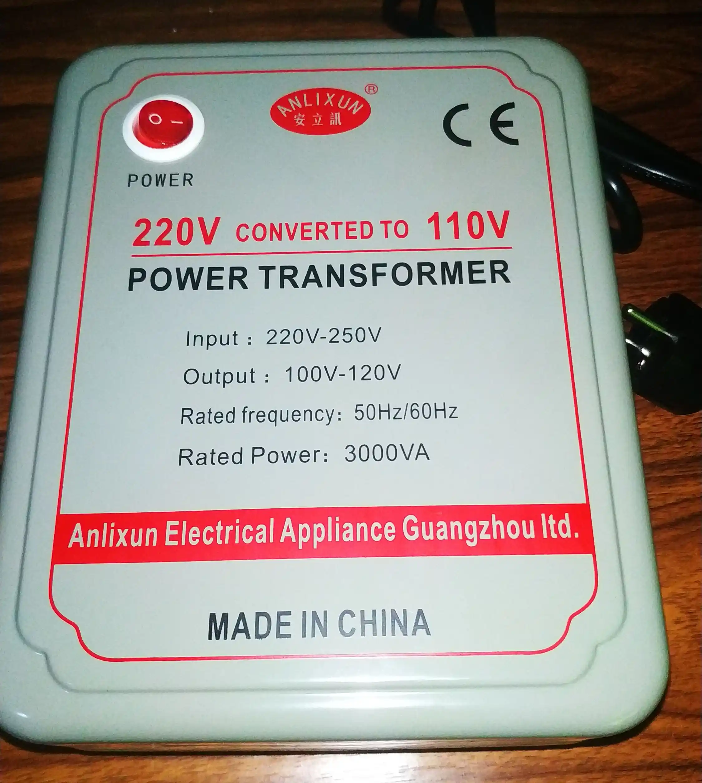 Понижающий трансформатор 220V-110V 2000W