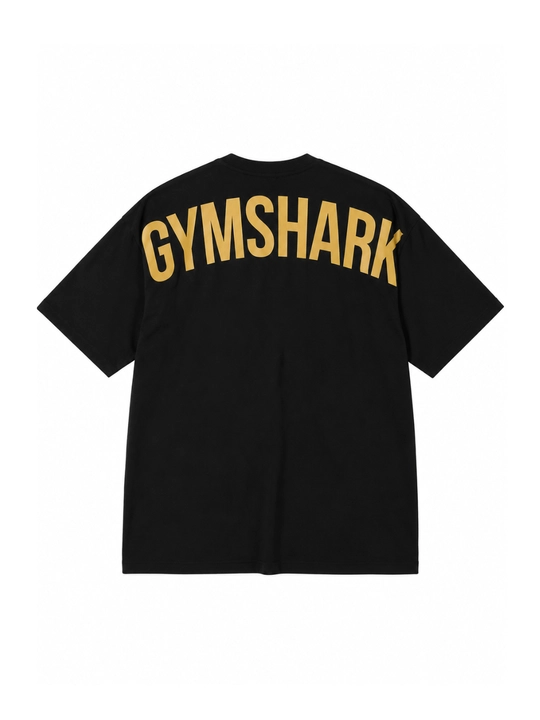 Erkaklar uchun "GYMSHARK" oversize futbolkasi - 