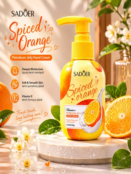 SADOER Avocado qo‘l kremi – namlantiruvchi Hand Cream 150 g