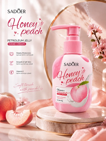 SADOER Avocado qo‘l kremi – namlantiruvchi Hand Cream 150 g