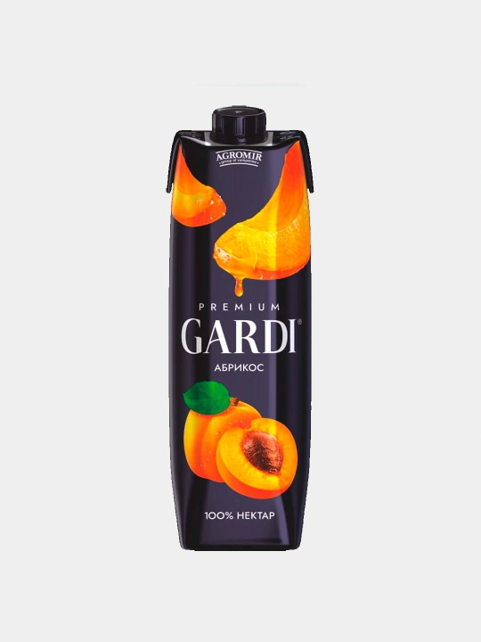 Нектар абрикосовый с добавлением яблока GARDI, 1L - 