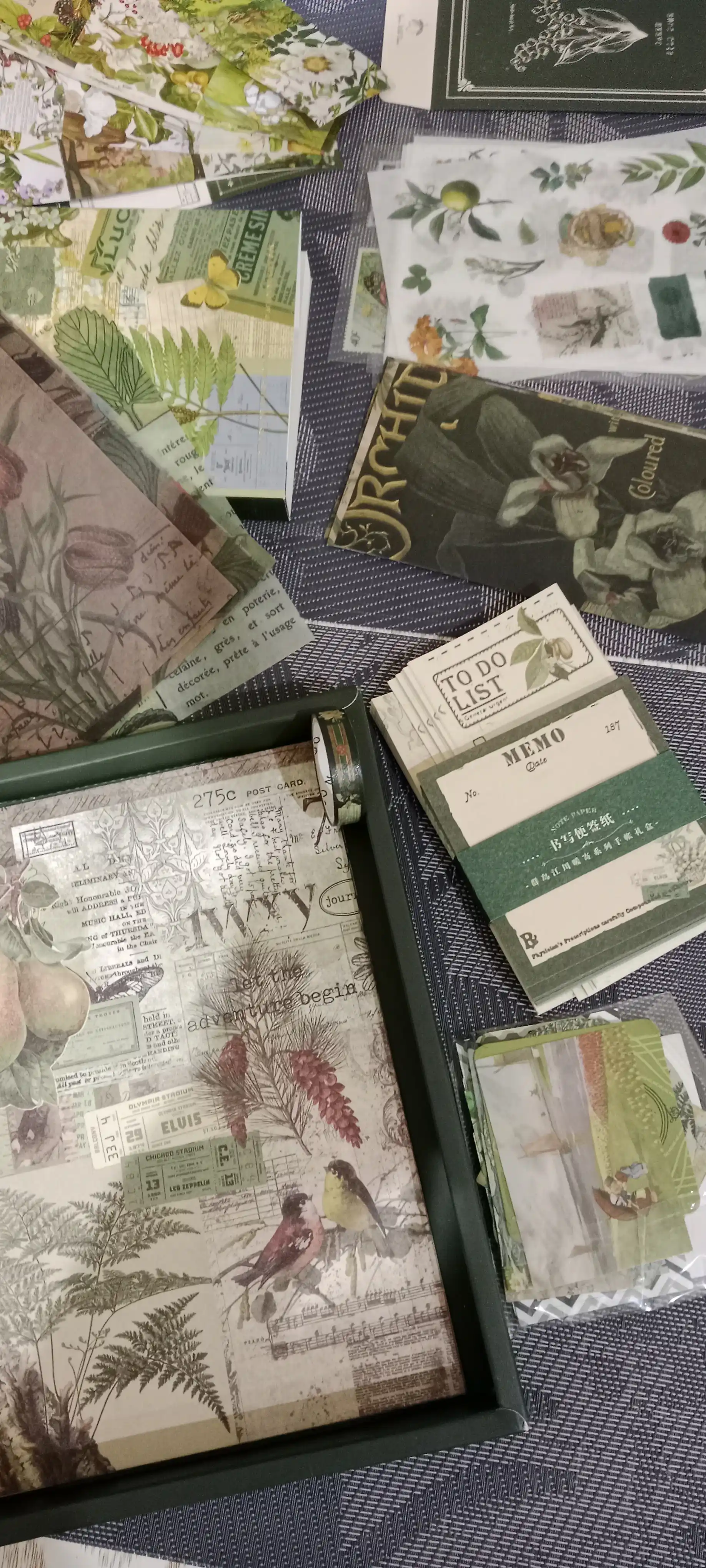 Подарочный набор для скрапбукинга, картины, винтажная бумага