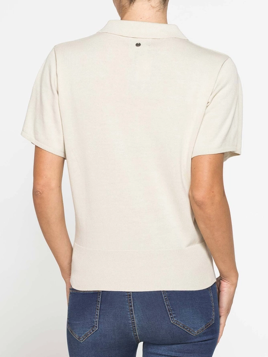 Ayollar uchun yozgi trikotaj polo futbolkasi Carrera Jeans, 100% paxta