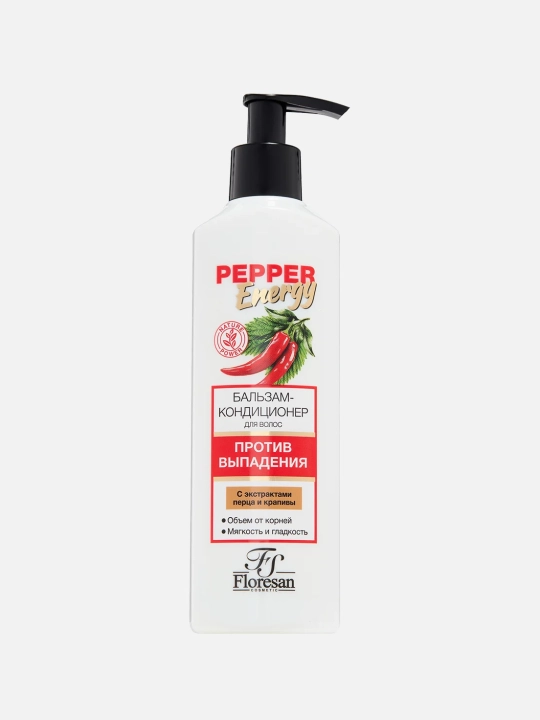 Бальзам-кондиционер для волос Floresan Pepper Energy против выпадения, 275 мл - 
