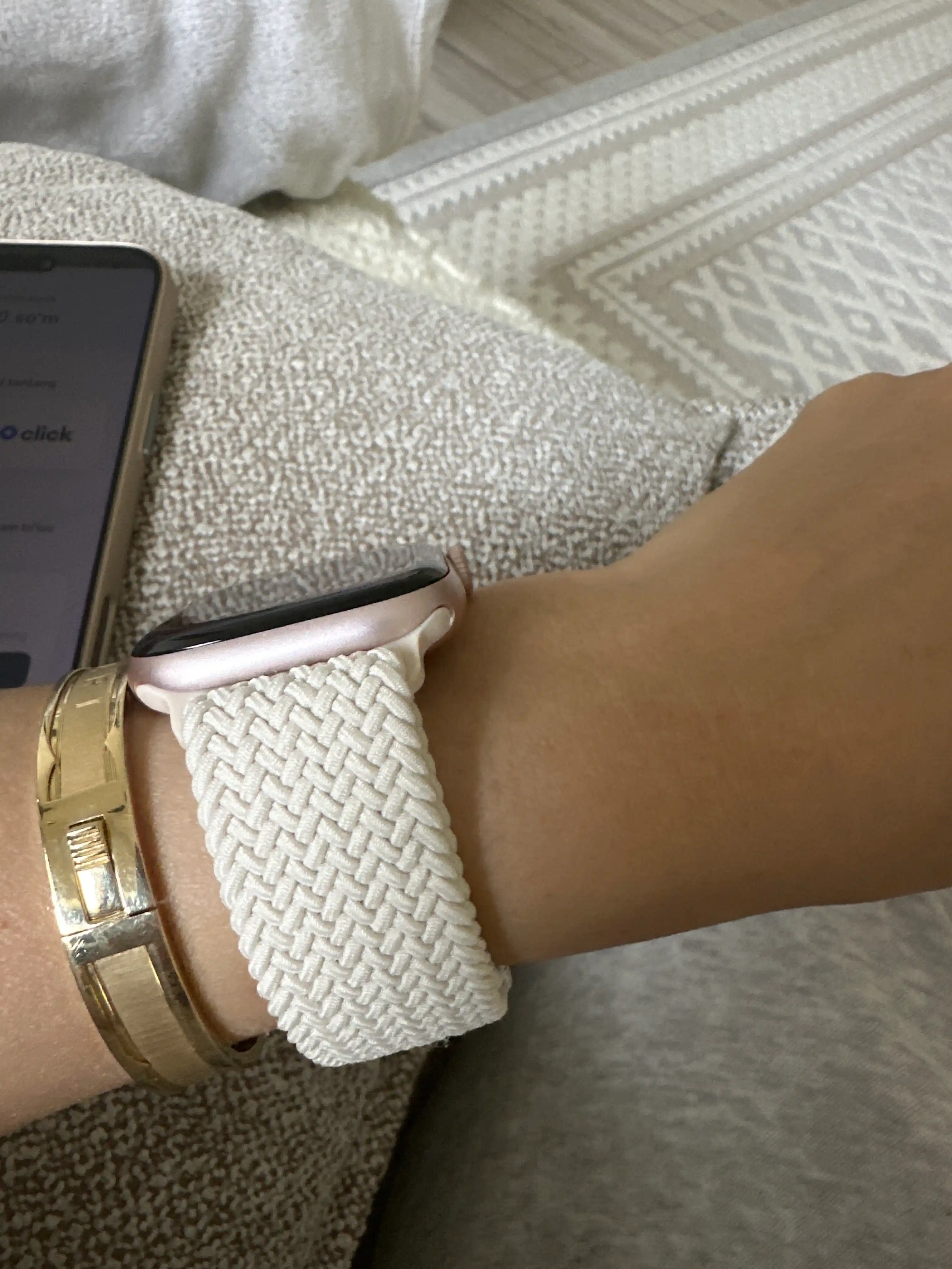 Ремешок нейлоновый с магнитной застёжкой для Apple Watch 3–9/SE/Ultra, 38–49 мм