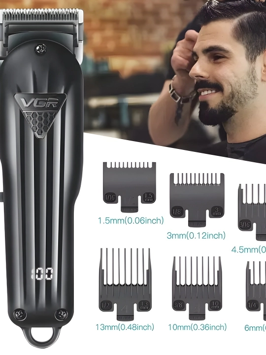 Trimmer soqol va mo'ylov olish mashinasi uchun elektr ustara, VGR