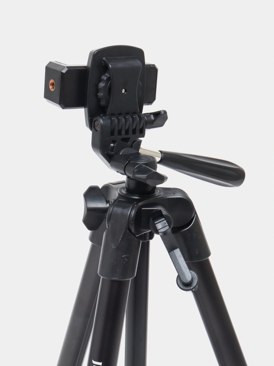 Shtativ tripod Jmary KP-2205, telefon ushlagichi bilan kamera va telefon uchun