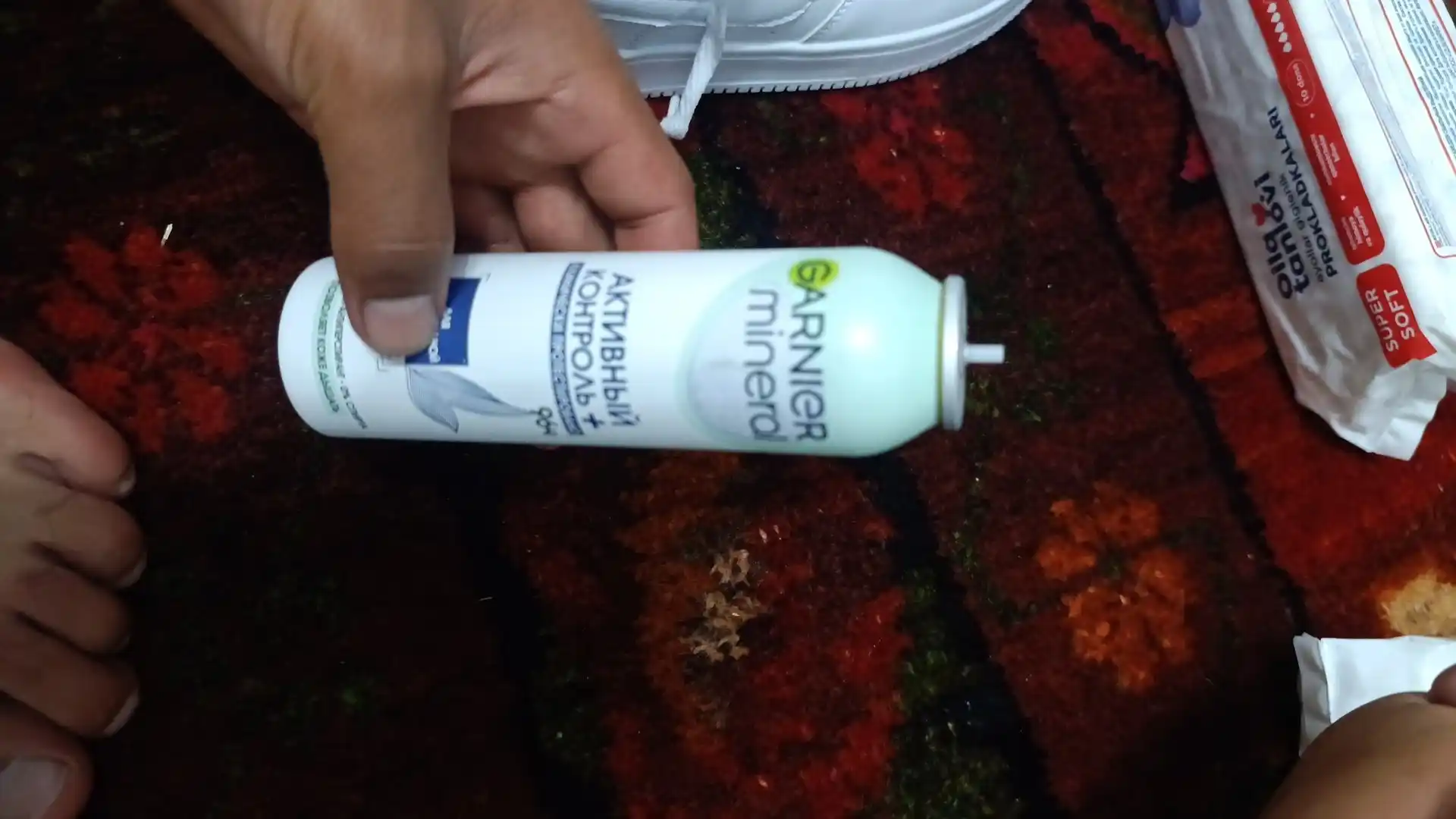 Sprey dezodorant Garnier Mineral Plus, 96 soat, 150 ml
