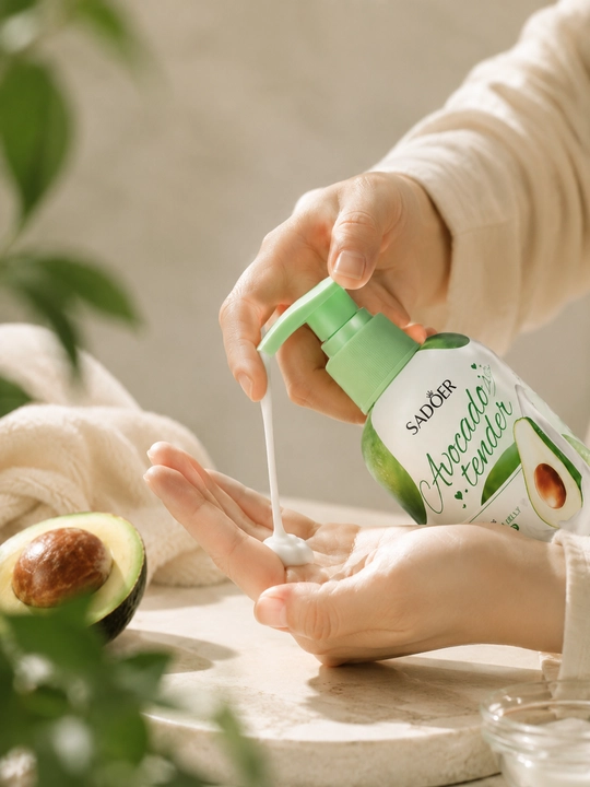 SADOER Avocado qo‘l kremi – namlantiruvchi Hand Cream 150 g