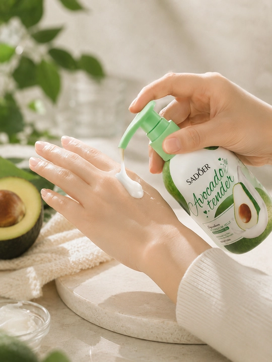 SADOER Avocado qo‘l kremi – namlantiruvchi Hand Cream 150 g