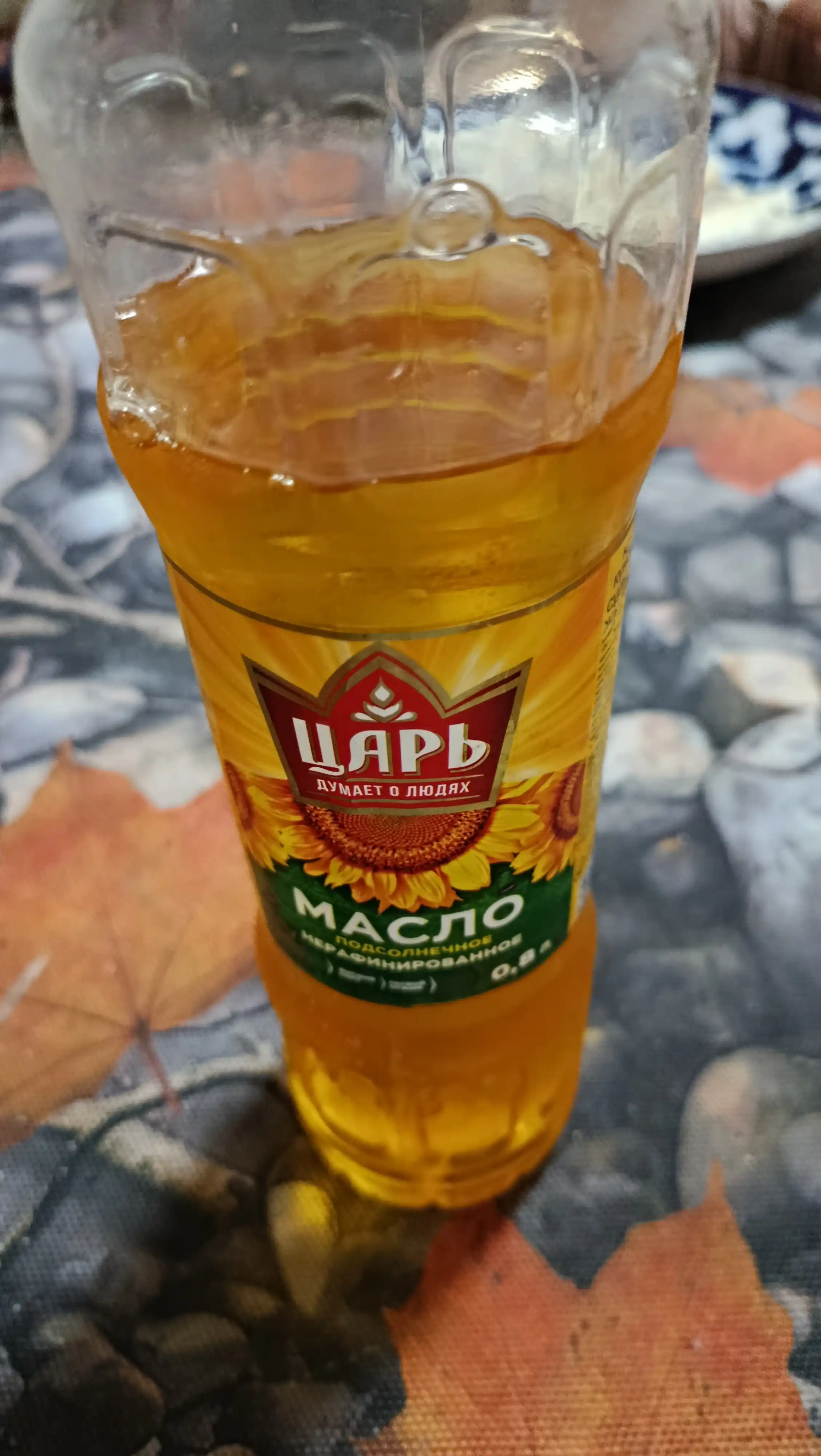 "Tsar" rafinatsiyalanmagan kungaboqar yog‘i, 0,8 l