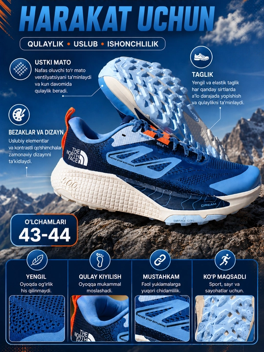 Кроссовки The North Face