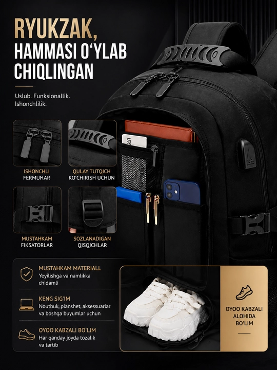 Рюкзак GearMax 80L