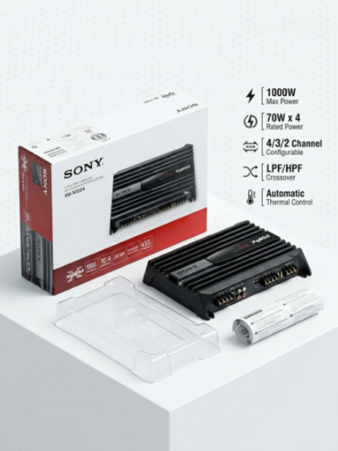 Sony usilitel XM-N1004 4-kanallik 1000w - 