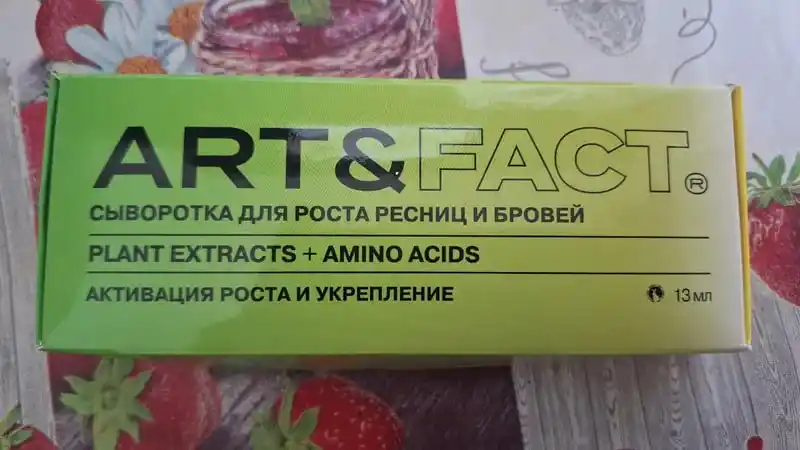 Peptid va aminokislotali kiprik va qosh o‘sishini faollashtiruvchi zardob, Art&Fact
