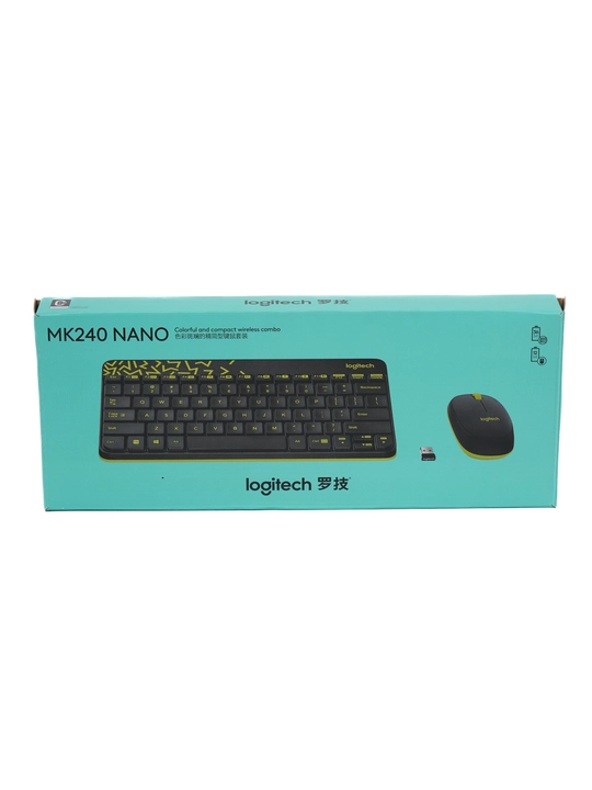 Logitech MK240 Wireless Combo Nano simsiz klaviatura va sichqoncha to‘plami