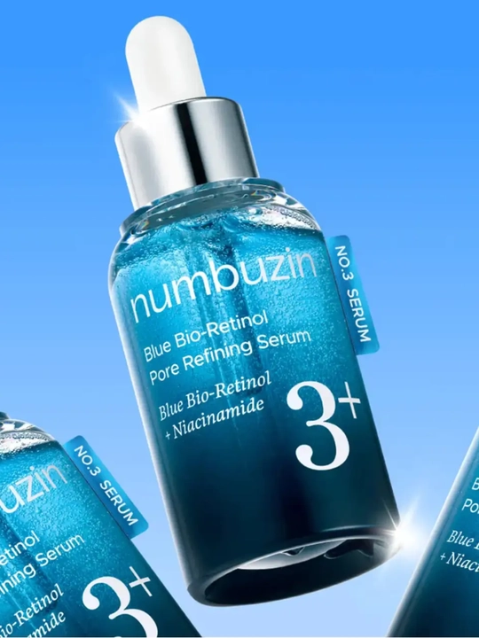 Сыворотка для сужения пор с био-ретинолом Numbuzin 3 Blue Bio-Retinol Pore Refining Serum - 