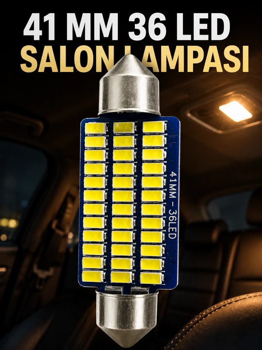 Светодиодная лампа  41мм 36LED 12V для освещения салона автомобиля машины диод LED - 