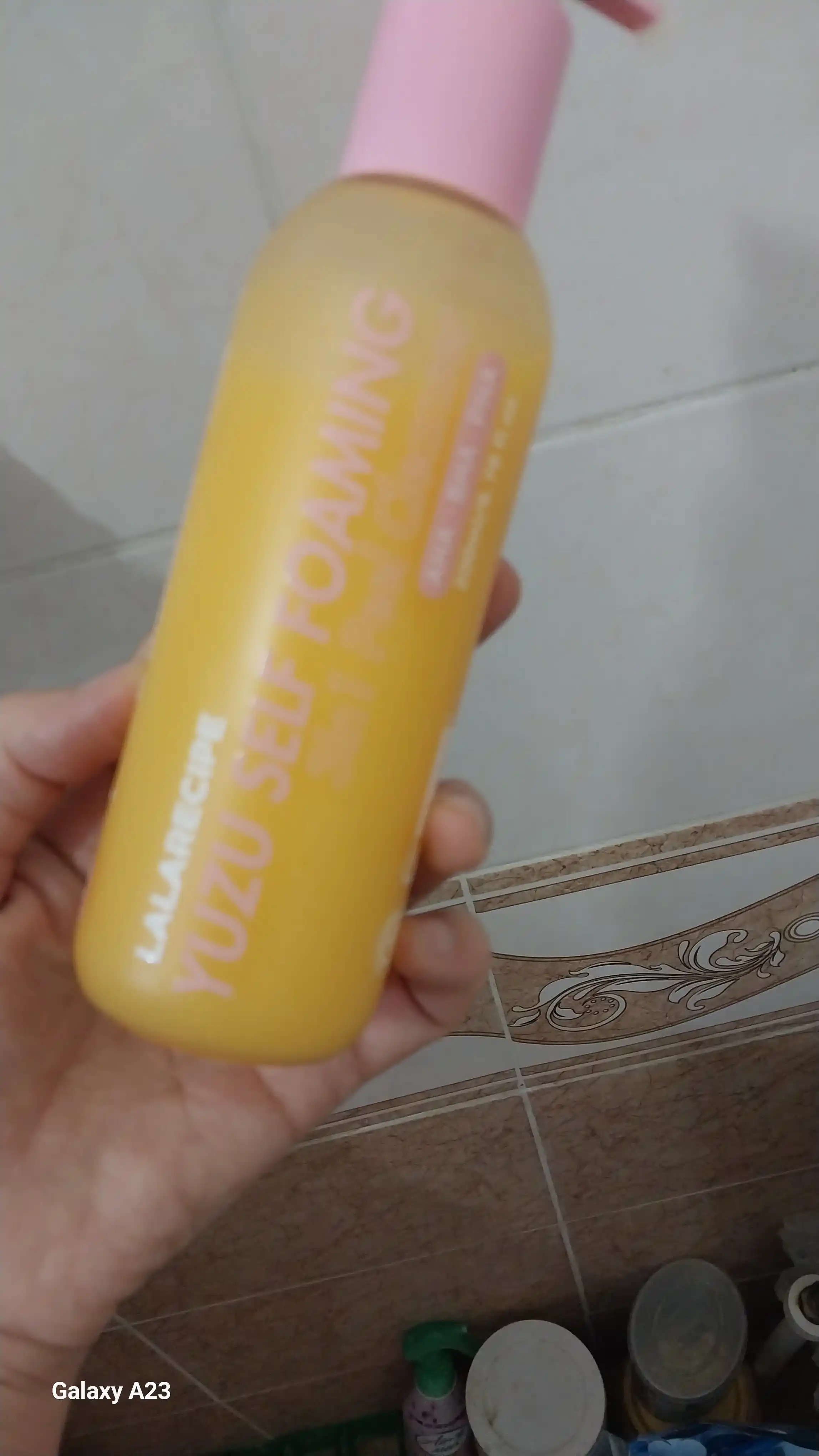 LALARICIPE пенка Yuzu Self Foaming 3 в 1 с AHA и BHA, очищающая пенка для лица, 200 мл