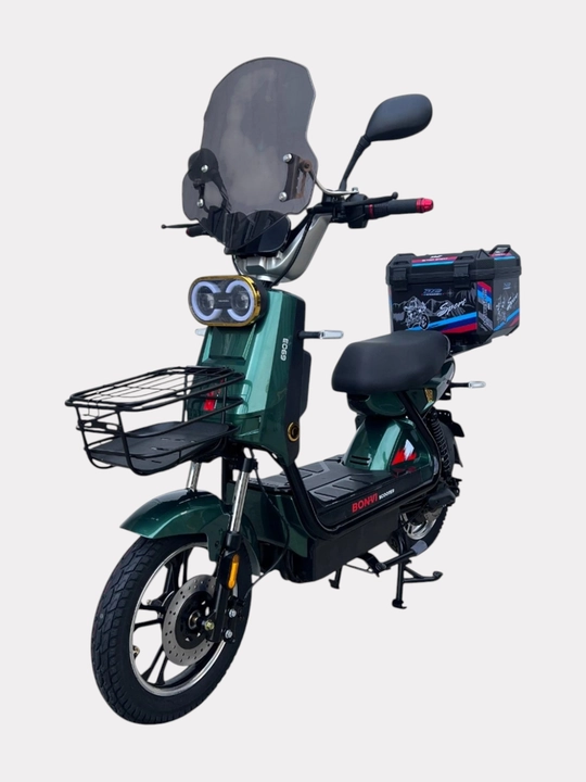 Электроскутер BONVI Sacadisca 7731 600W —До 55 км, nfc, круиз и задний ход - 