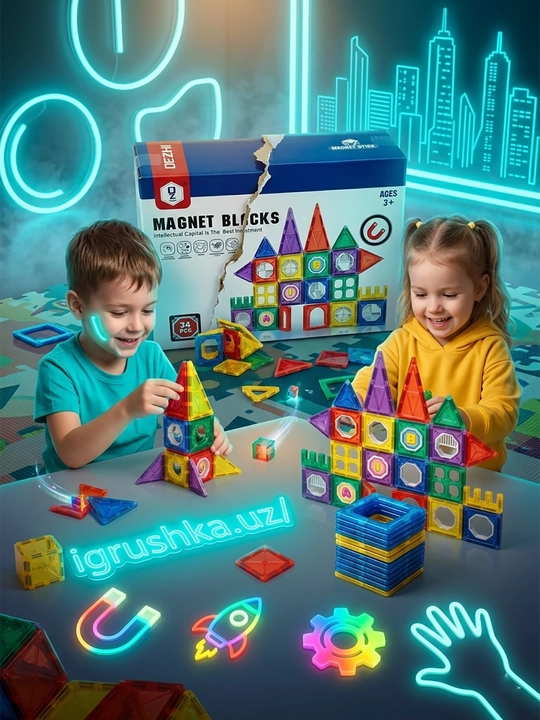 Magnitli konstruktor Magnet Blocks 34 dona - 