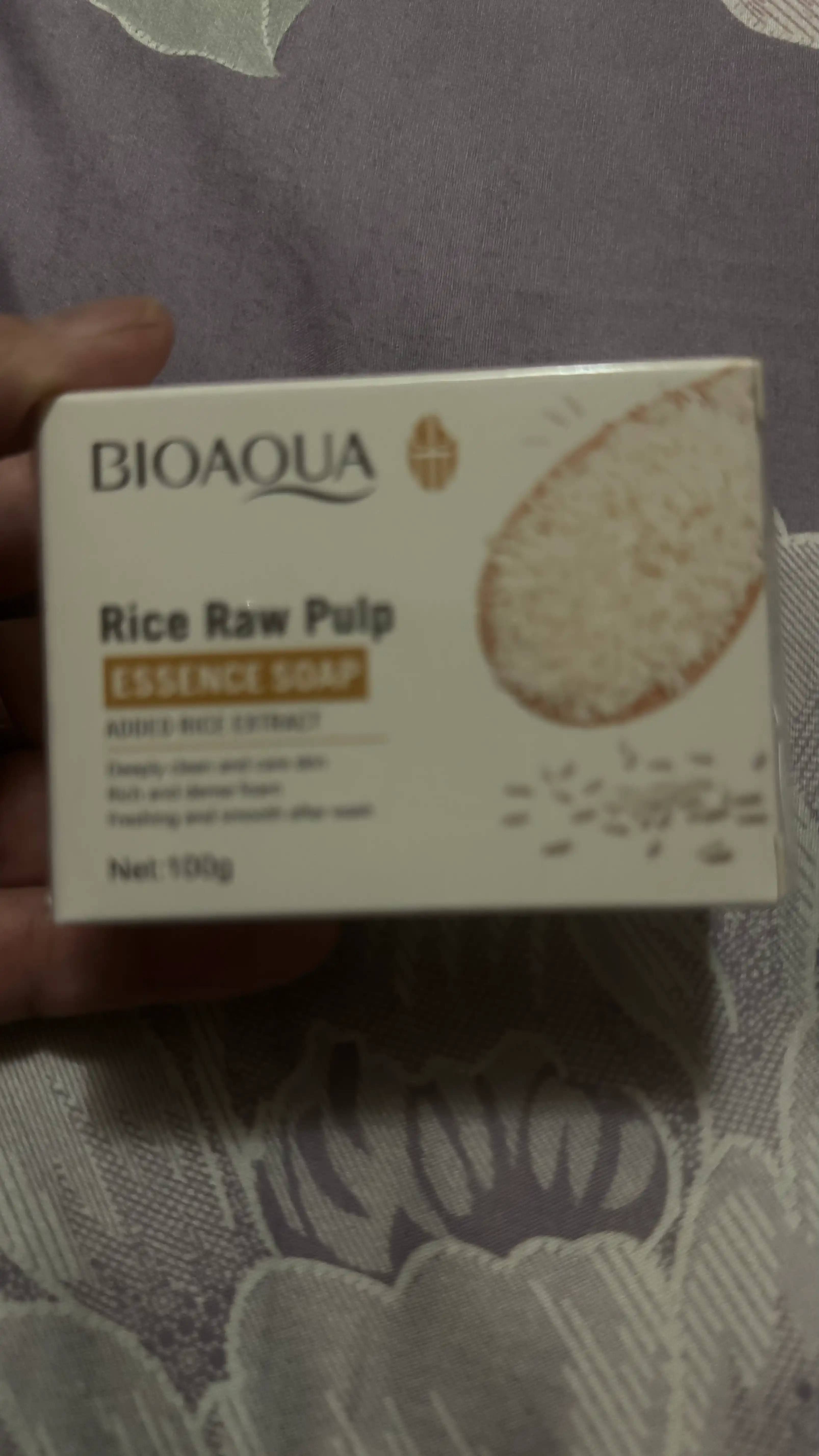 Отбеливающее мыло BIOAQUA, с экстрактом риса, для лица и тела, 100 г