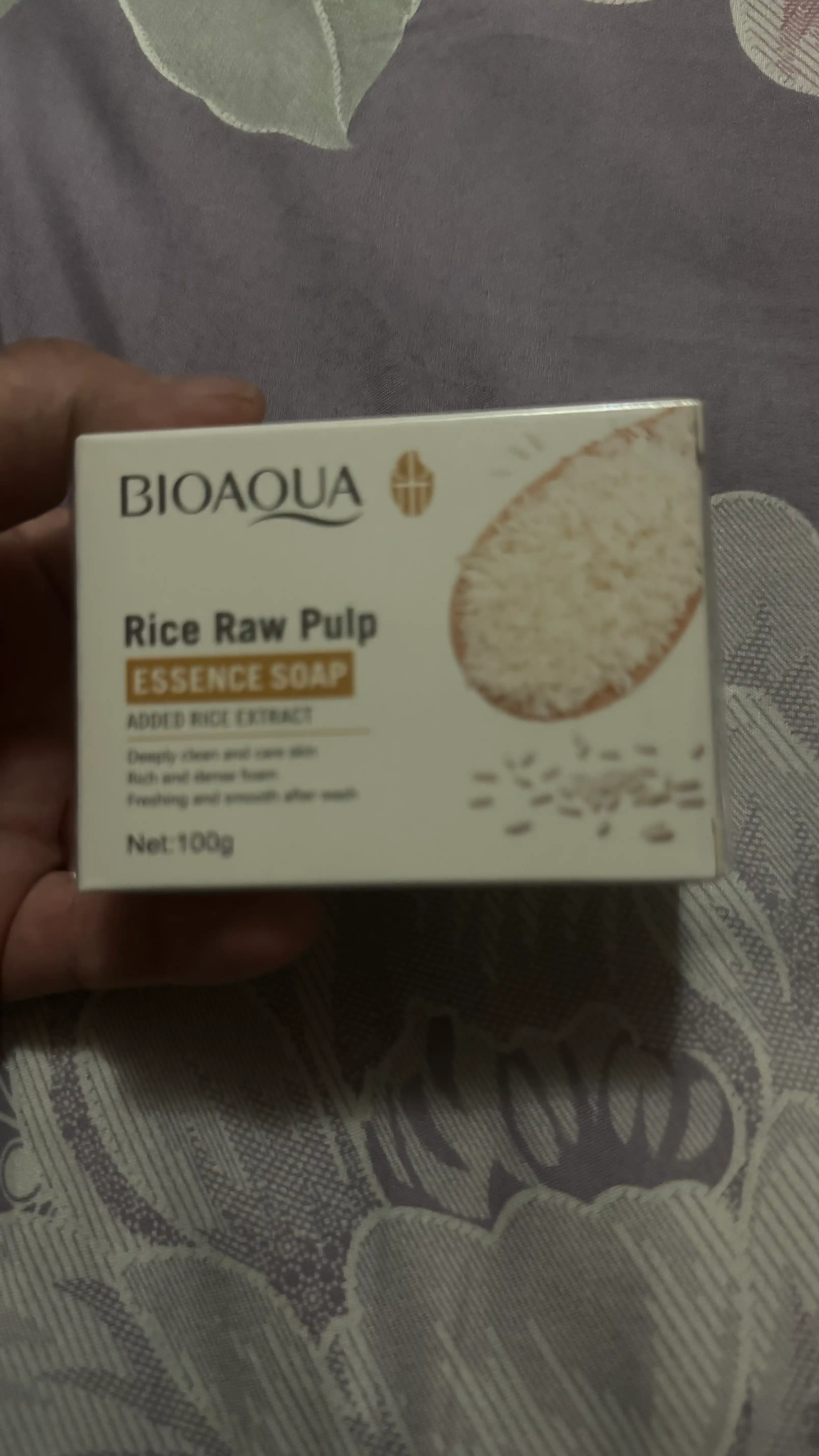 Отбеливающее мыло BIOAQUA, с экстрактом риса, для лица и тела, 100 г