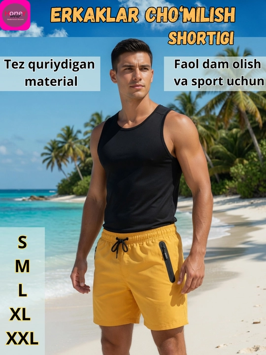 Erkaklar uchun suzish mayolari, 3 ta rang - 