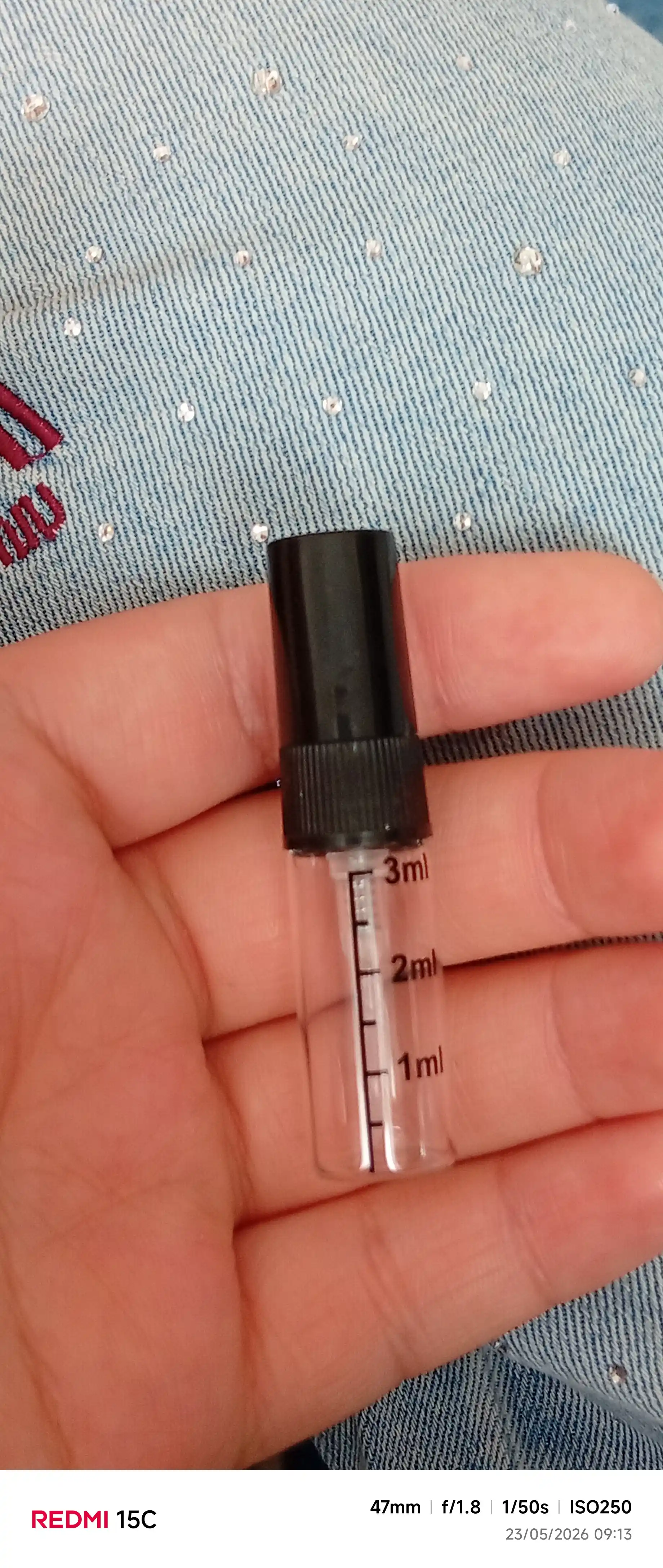 Qayta foydalanish mumkin bo'lgan parfyum shishasi, purkagichli atomayzer, 3, 5, 10 ml