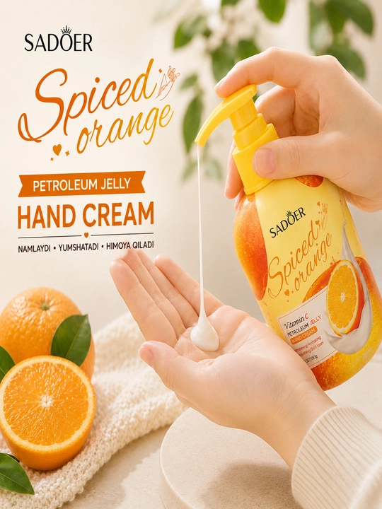 SADOER Avocado qo‘l kremi – namlantiruvchi Hand Cream 150 g
