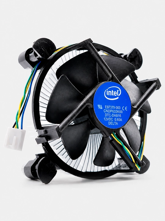 Кулер Intel для процессора, 4-PIN 88 мм, тихий вентилятор для LGA 1151, 1155, 1150, 775
