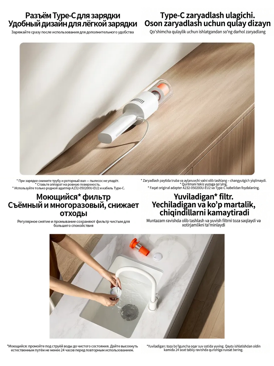 Ручной пылесос Xiaomi Vacuum Cleaner P30