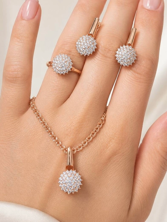 Xuping stainlees steel taqinchoqlar to'plami ayollar va qizlar uchun