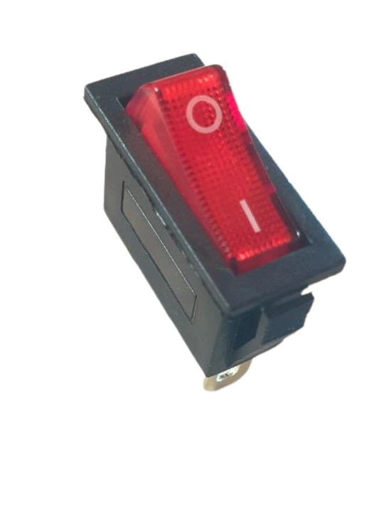 Клавишный выключатель KCD3 16A 250V с подсветкой, 3 контакта, 2 шт