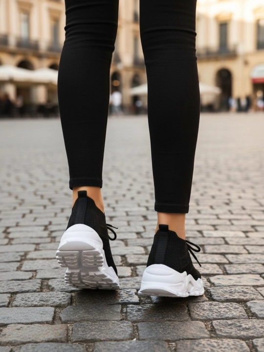 Кроссовки Zwalk EasyWalk спортивные, на шнуровке, кроссовки-носки летние дышащие