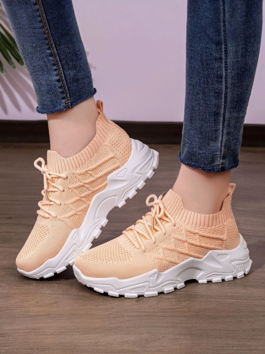 Кроссовки Zwalk EasyWalk спортивные, на шнуровке, кроссовки-носки летние дышащие